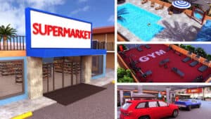 Supermarket Motel Simulator: Unlimited Money, Unlocked 2